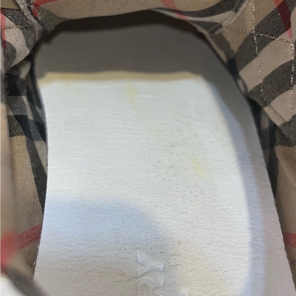 KIDS BURBERRY NOVA PLAID HOOK AND LOOP  TENNIS SHOES EU31 US 13 Youth Toddler - Picture 8 of 9